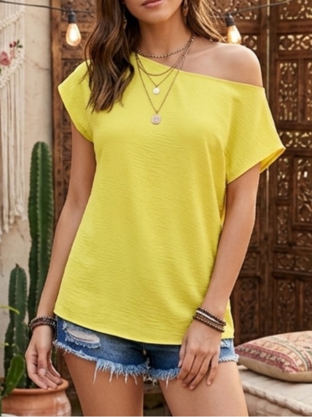 Sarin Mathews Off the Shoulder Top